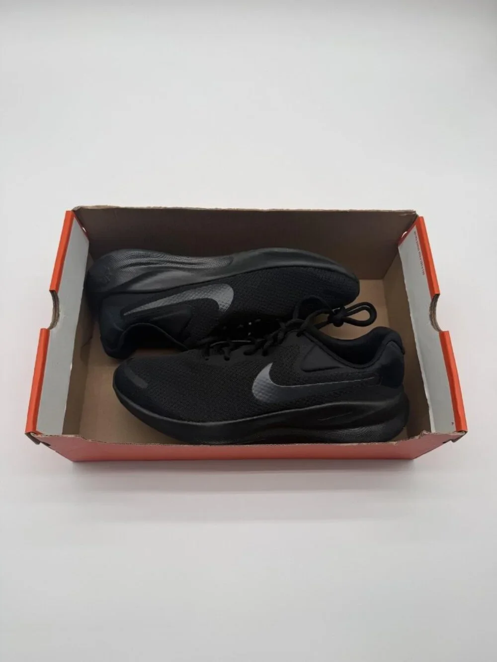New Nike Revolution 7 Wide Shoes Men's Size 10 Black Running Sneakers FB8501 001